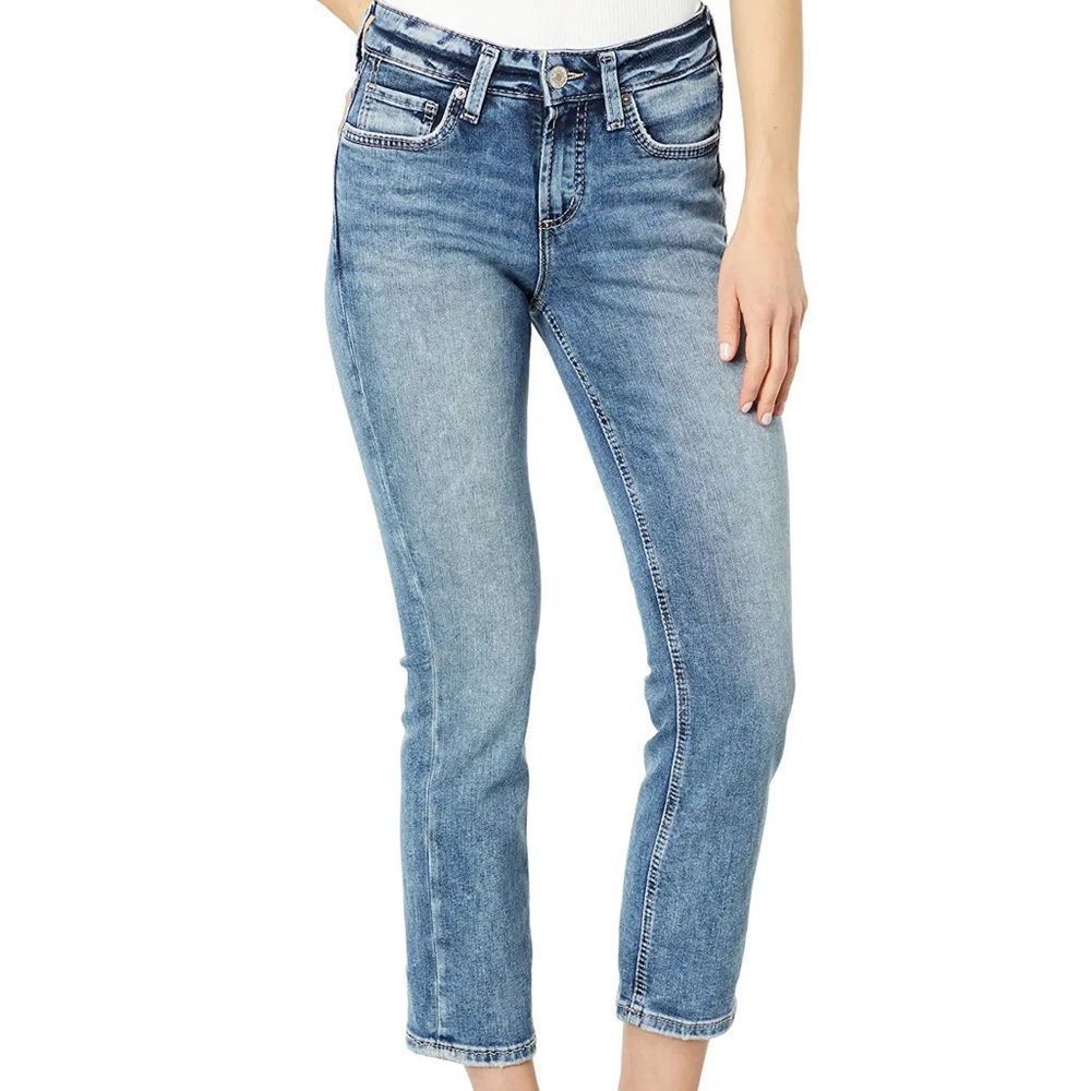 Silver Jeans Co ~Suki Capris Waist 27”